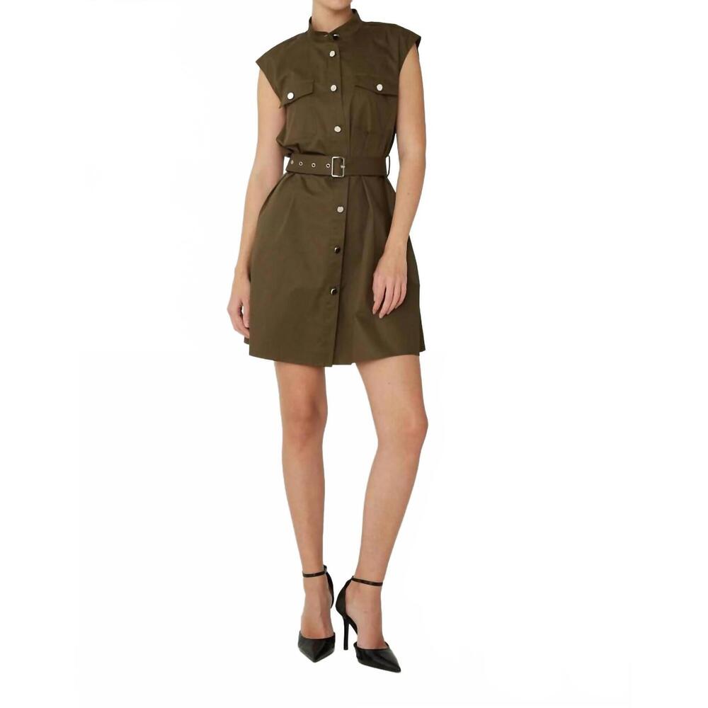 NEW JS71 barbara mini dress in olive
